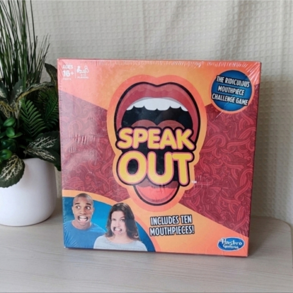 Hasbro Speak Out Game Ages 16&Up, 4-10 Players